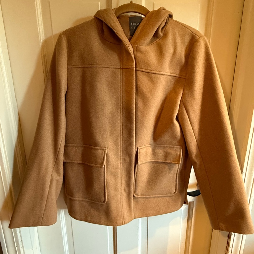 Primark Camel Hooded Coat